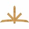 Ekena Millwork Alberta Rough Sawn Timber Gable Bracket, Western Red Cedar, 84"W x 49"H x 2"D x 6"F, 14/12 Pitch GBW084X49X0206ALB00RWR - alternate 1